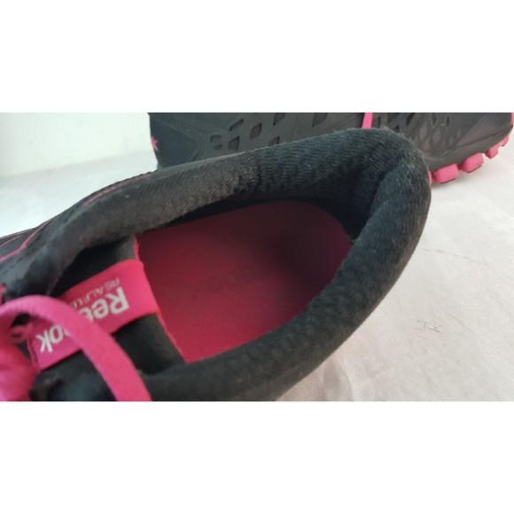 Reebok Women's Size 8 RealFlex Fusion TR 3.0 Running Shoe,Black/Pink V4626 - Picture 5 of 8